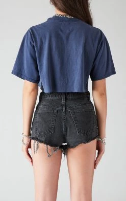 FURST OF A KIND VINTAGE CHAIN LACE UP TEE