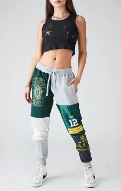 FURST OF A KIND VINTAGE NFL VINTAGE SPLICED PATCHWORK SWEATPANTS