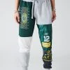 FURST OF A KIND VINTAGE NFL VINTAGE SPLICED PATCHWORK SWEATPANTS 1 FURST OF A KIND VINTAGE NFL VINTAGE SPLICED PATCHWORK SWEATPANTS