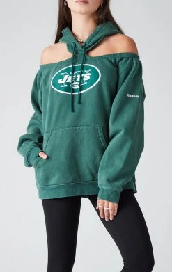 FURST OF A KIND SALE VINTAGE OPEN SHOULDER HOODIE