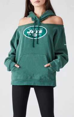 FURST OF A KIND SALE VINTAGE OPEN SHOULDER HOODIE