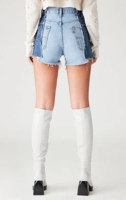 FURST OF A KIND VINTAGE SPLICED DENIM SHORTS VINTAGE DENIM SHORTS 17 FURST OF A KIND VINTAGE SPLICED DENIM SHORTS VINTAGE DENIM SHORTS