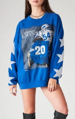 FURST OF A KIND VINTAGE SILVER STAR PATCH SWEATSHIRT