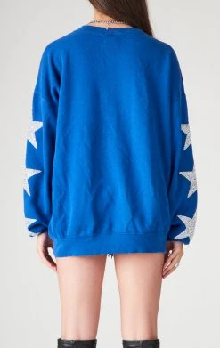 FURST OF A KIND VINTAGE SILVER STAR PATCH SWEATSHIRT