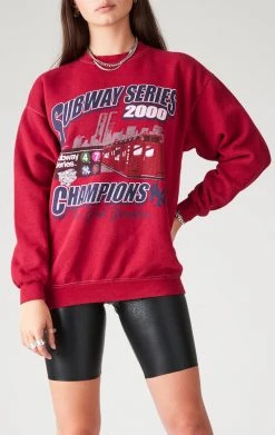 FURST OF A KIND VINTAGE RED OVERDYE SWEATSHIRT SALE