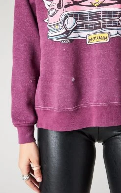 FURST OF A KIND VINTAGE PURPLE OVERDYE SWEATSHIRT SALE