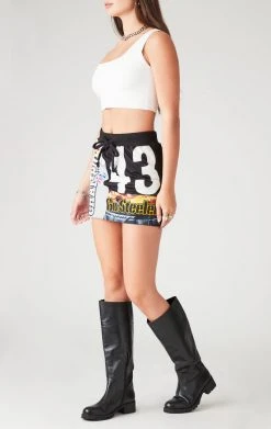 FURST OF A KIND VINTAGE SPLICED PATCHWORK SKIRT VINTAGE NFL