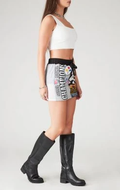 FURST OF A KIND VINTAGE SPLICED PATCHWORK SKIRT VINTAGE NFL