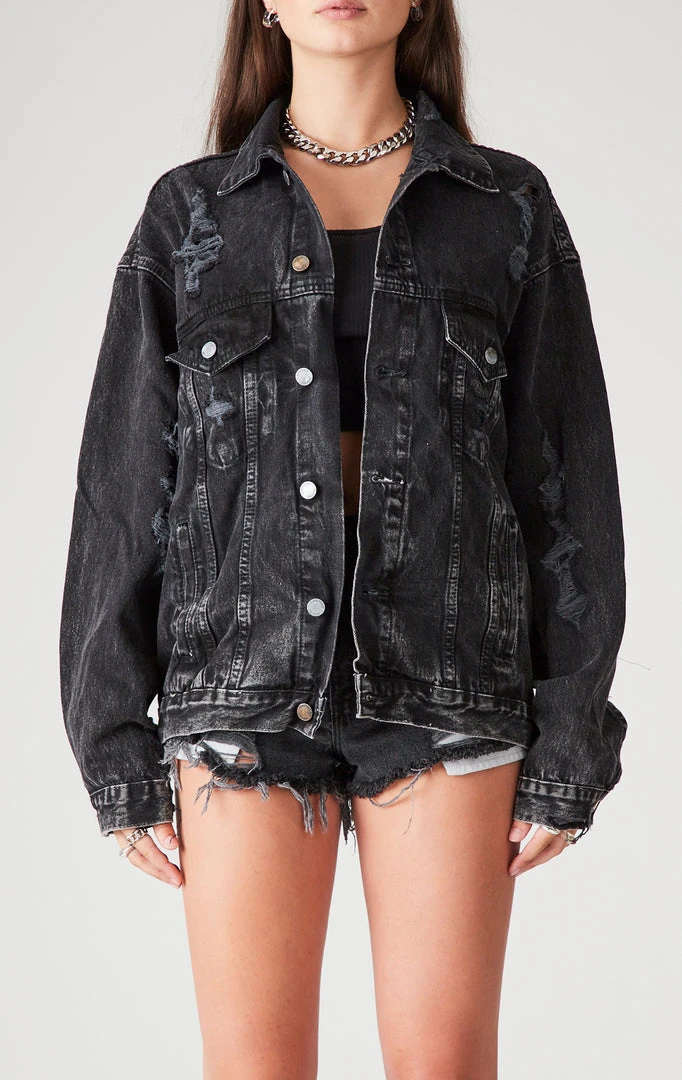 FURST OF A KIND VINTAGE DENIM JACKETS VINTAGE GRAPHIC BACK INSERT DENIM JACKET 4 FURST OF A KIND VINTAGE DENIM JACKETS VINTAGE GRAPHIC BACK INSERT DENIM JACKET