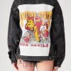 FURST OF A KIND VINTAGE DENIM JACKETS VINTAGE GRAPHIC BACK INSERT DENIM JACKET 1 FURST OF A KIND VINTAGE DENIM JACKETS VINTAGE GRAPHIC BACK INSERT DENIM JACKET