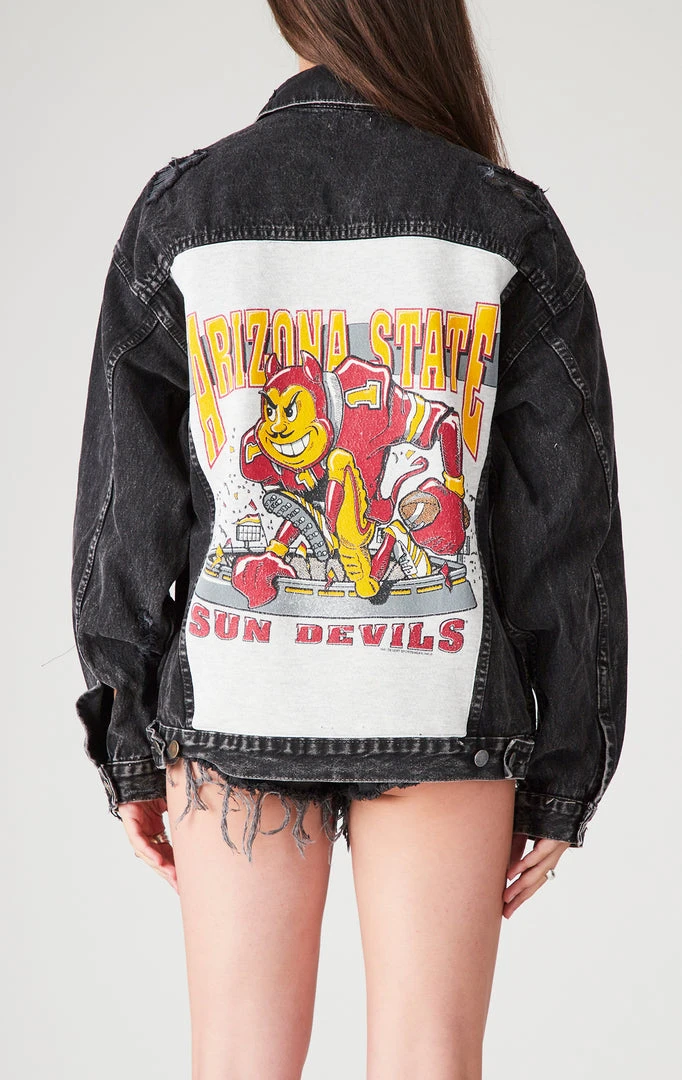 FURST OF A KIND VINTAGE DENIM JACKETS VINTAGE GRAPHIC BACK INSERT DENIM JACKET 3 FURST OF A KIND VINTAGE DENIM JACKETS VINTAGE GRAPHIC BACK INSERT DENIM JACKET