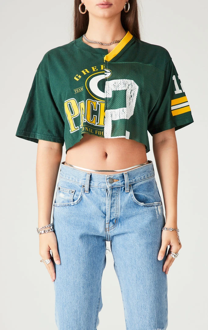 FURST OF A KIND VINTAGE SPLICED CROPPED JERSEY TEE 5 FURST OF A KIND VINTAGE SPLICED CROPPED JERSEY TEE