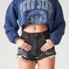 FURST OF A KIND SALE VINTAGE BLACK RHINESTONE CROPPED SWEATSHIRT 2 FURST OF A KIND SALE VINTAGE BLACK RHINESTONE CROPPED SWEATSHIRT