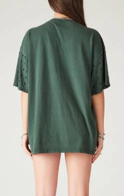 FURST OF A KIND VINTAGE BLACK ALLOVER RHINESTONE TEE SALE