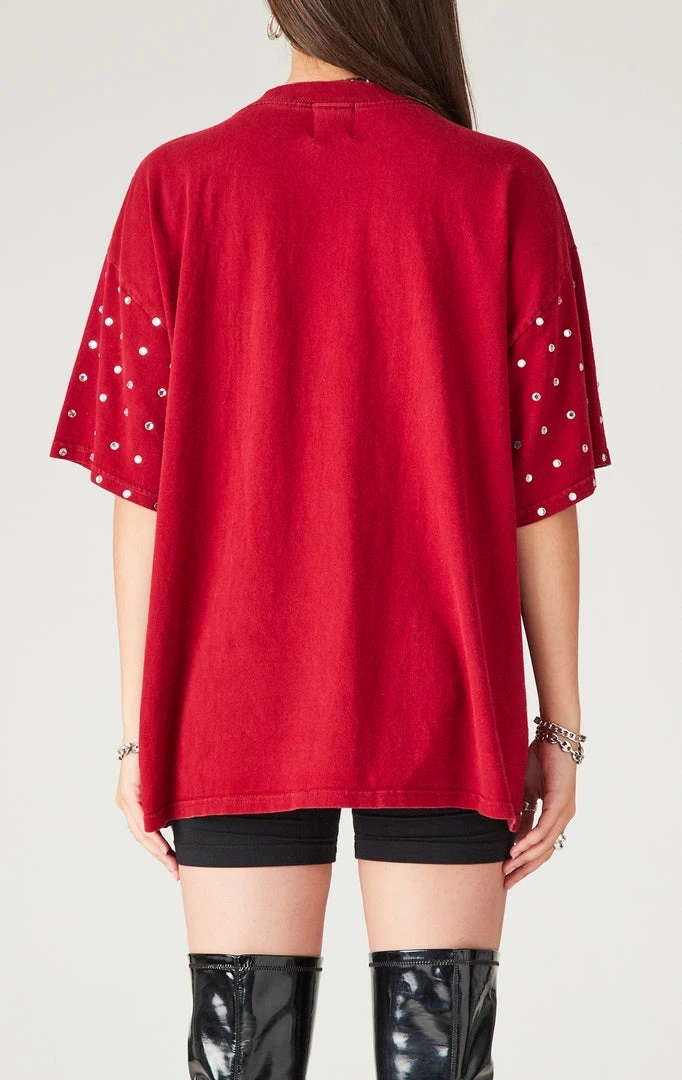 FURST OF A KIND VINTAGE SILVER ALLOVER RHINESTONE TEE 4 FURST OF A KIND VINTAGE SILVER ALLOVER RHINESTONE TEE