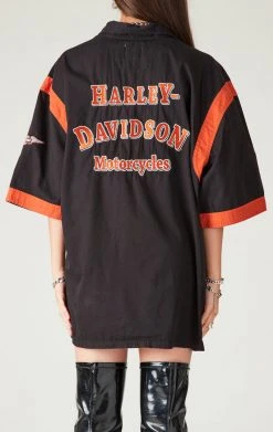FURST OF A KIND VINTAGE HARLEY SHORT SLEEVE BUTTON DOWN