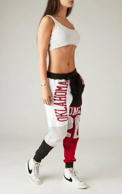 FURST OF A KIND VINTAGE SPLICED PATCHWORK SWEATPANTS VINTAGE COLLEGE