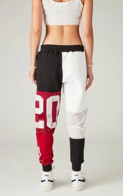 FURST OF A KIND VINTAGE SPLICED PATCHWORK SWEATPANTS VINTAGE COLLEGE