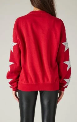 FURST OF A KIND VINTAGE SILVER STAR PATCH SWEATSHIRT VINTAGE COLLEGE