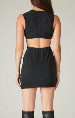 FURST OF A KIND VINTAGE ALLOVER RHINESTONE CUT OUT O-RING DRESS SALE 5 FURST OF A KIND VINTAGE ALLOVER RHINESTONE CUT OUT O-RING DRESS SALE