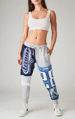 FURST OF A KIND VINTAGE NFL VINTAGE SPLICED PATCHWORK SWEATPANTS