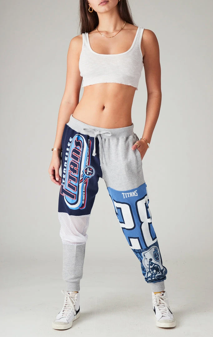 FURST OF A KIND VINTAGE NFL VINTAGE SPLICED PATCHWORK SWEATPANTS 4 FURST OF A KIND VINTAGE NFL VINTAGE SPLICED PATCHWORK SWEATPANTS