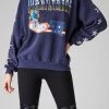 FURST OF A KIND VINTAGE COLLEGE VINTAGE MINI STAR PATCH SWEATSHIRT