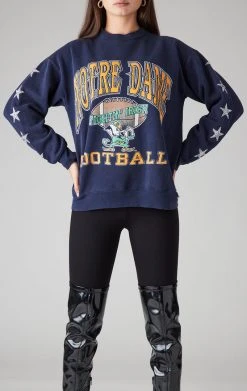 FURST OF A KIND VINTAGE MINI STAR PATCH SWEATSHIRT