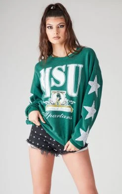 FURST OF A KIND VINTAGE SILVER STAR PATCH SWEATSHIRT