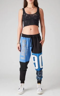 FURST OF A KIND VINTAGE SPLICED PATCHWORK SWEATPANTS