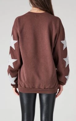 FURST OF A KIND VINTAGE SILVER STAR PATCH SWEATSHIRT