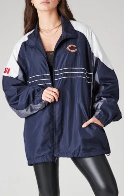 FURST OF A KIND VINTAGE NFL VINTAGE ZIP UP WINDBREAKER JACKET