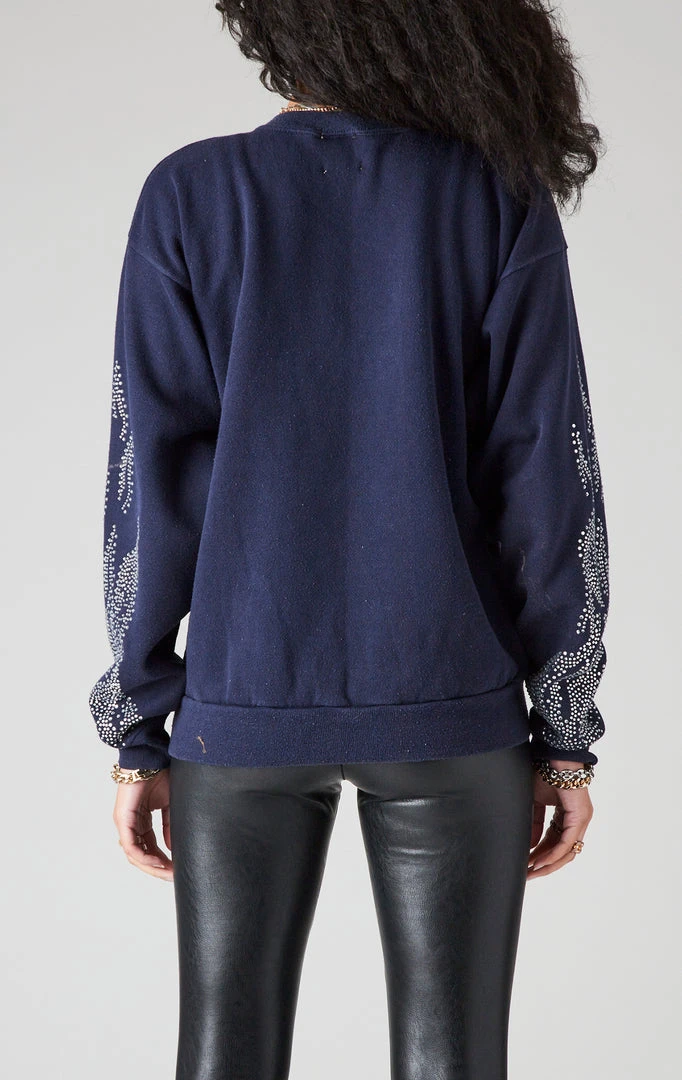 FURST OF A KIND SALE VINTAGE SILVER RHINESTONE FLAME SWEATSHIRT 4 FURST OF A KIND SALE VINTAGE SILVER RHINESTONE FLAME SWEATSHIRT