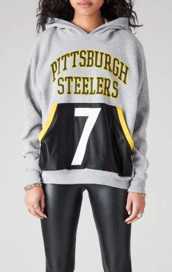 FURST OF A KIND SALE VINTAGE JERSEY SPLICED POCKET HOODIE