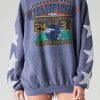 FURST OF A KIND VINTAGE OVERDYE STAR PATCH SWEATSHIRT