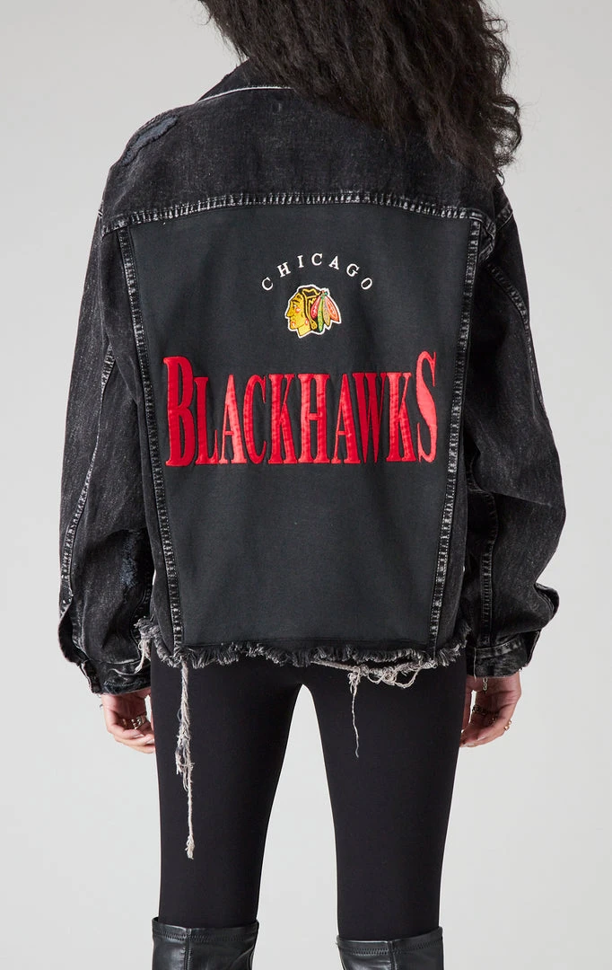 FURST OF A KIND VINTAGE GRAPHIC BACK INSERT DENIM JACKET 3 FURST OF A KIND VINTAGE GRAPHIC BACK INSERT DENIM JACKET