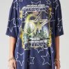 FURST OF A KIND VINTAGE RHINESTONE STAR OUTLINE TEE