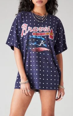 FURST OF A KIND SALE VINTAGE SILVER ALLOVER RHINESTONE TEE