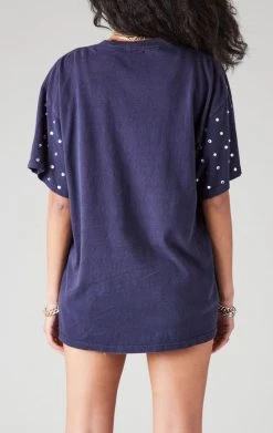 FURST OF A KIND SALE VINTAGE SILVER ALLOVER RHINESTONE TEE