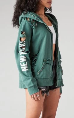 FURST OF A KIND VINTAGE RIPPED STUDDED ZIP UP HOODIE SALE 8 FURST OF A KIND VINTAGE RIPPED STUDDED ZIP UP HOODIE SALE