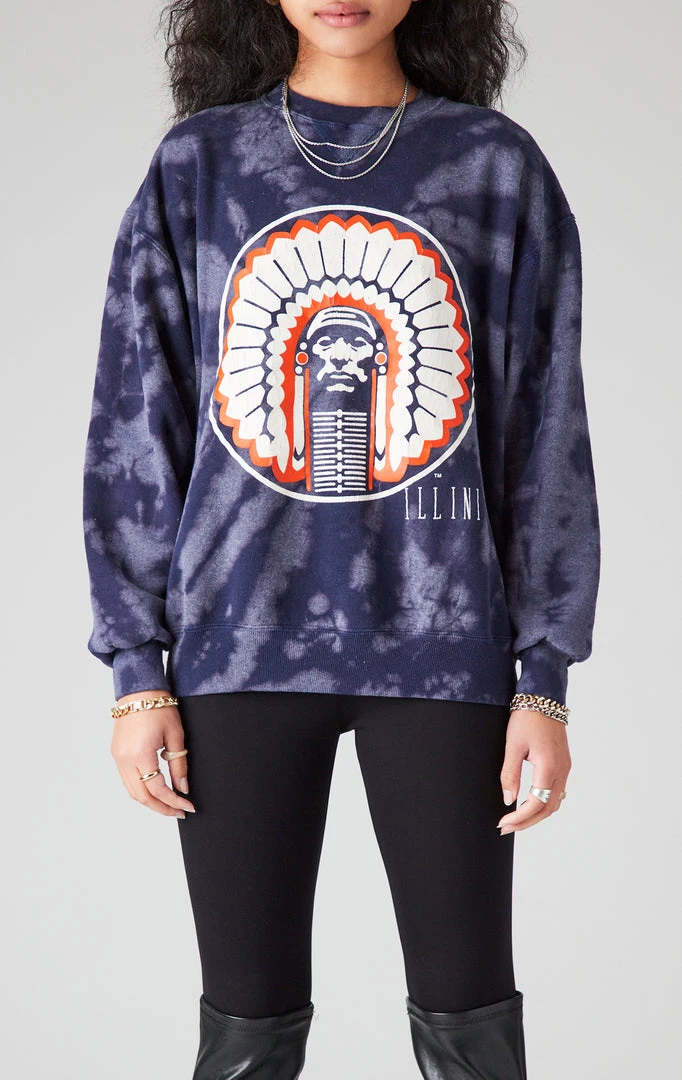 FURST OF A KIND VINTAGE BLEACH SPIRAL SWEATSHIRT VINTAGE COLLEGE 3 FURST OF A KIND VINTAGE BLEACH SPIRAL SWEATSHIRT VINTAGE COLLEGE