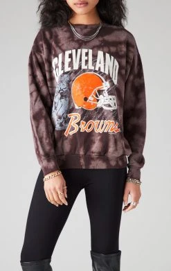 FURST OF A KIND VINTAGE BLEACH SPIRAL SWEATSHIRT VINTAGE NFL