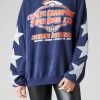 FURST OF A KIND VINTAGE NFL VINTAGE SILVER STAR PATCH SWEATSHIRT