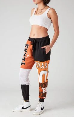 FURST OF A KIND VINTAGE COLLEGE VINTAGE SPLICED PATCHWORK SWEATPANTS