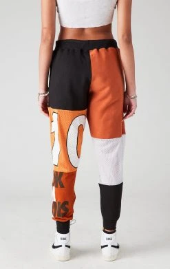 FURST OF A KIND VINTAGE COLLEGE VINTAGE SPLICED PATCHWORK SWEATPANTS