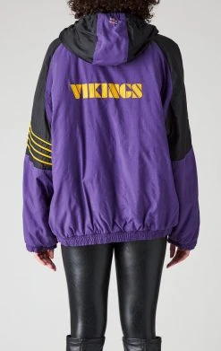 FURST OF A KIND VINTAGE NFL VINTAGE HEAVY ZIP UP WINDBREAKER JACKET