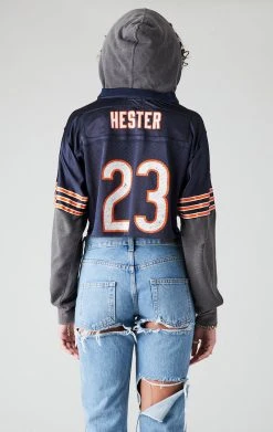 FURST OF A KIND SALE VINTAGE JERSEY SPLICED HOODIE