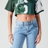 FURST OF A KIND VINTAGE SPLICED CROPPED JERSEY TEE