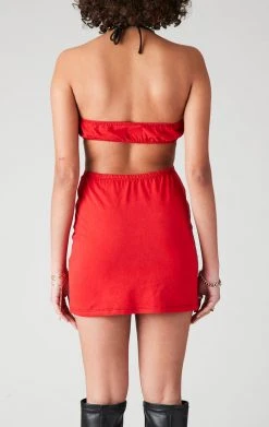 FURST OF A KIND VINTAGE CUT OUT HALTER DRESS VINTAGE DRESSES