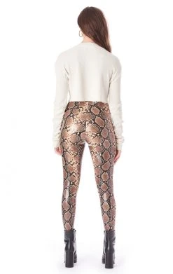 COMMANDO SNAKESKIN FAUX LEATHER LEGGINGS SALE